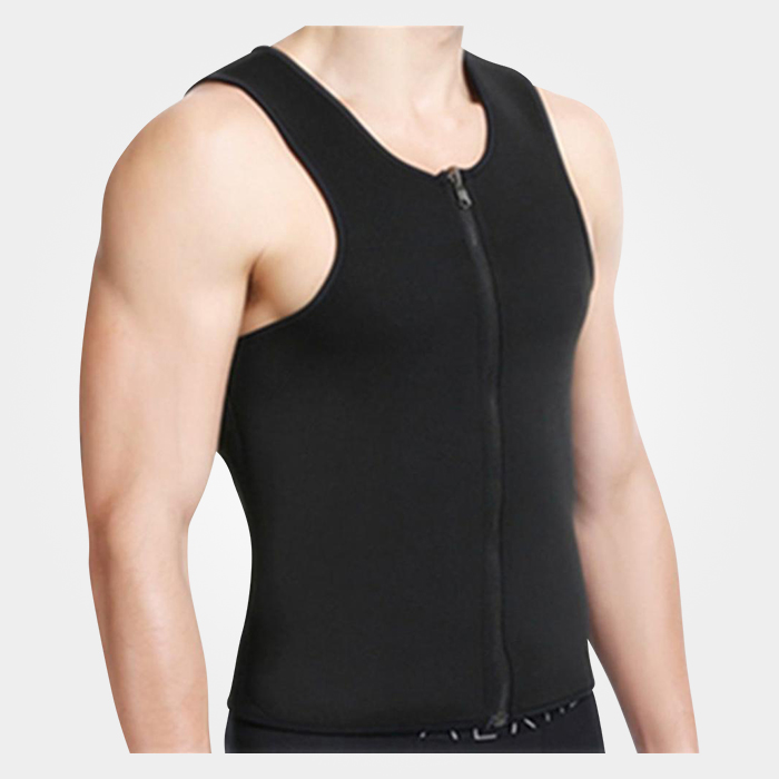 Zipper Closure Hot Shapers Slimming Shirt For Men